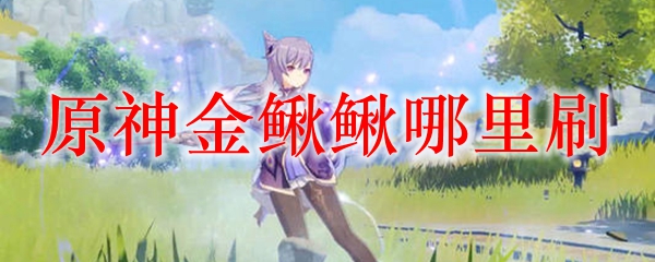 原神金鳅鳅哪里刷