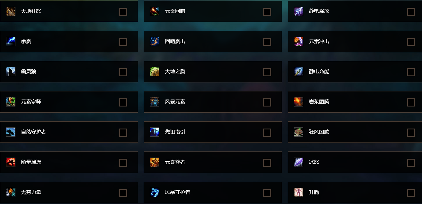 《魔兽世界》9.0前夕元素萨天赋选择