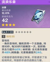 原神莫娜用什么四星圣遗物