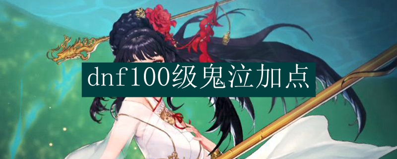 dnf100级鬼泣加点