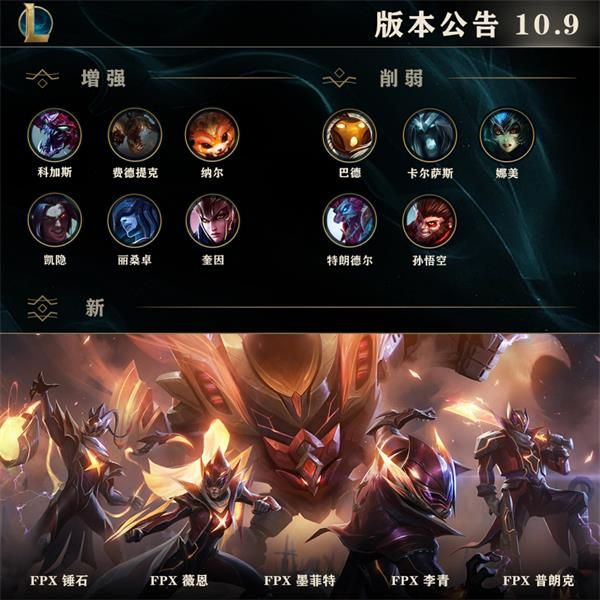 《LOL》10.9版本停机维护结束时间4月30日