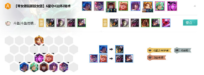《LOL》云顶之弈10.9星守秘术法阵容攻略