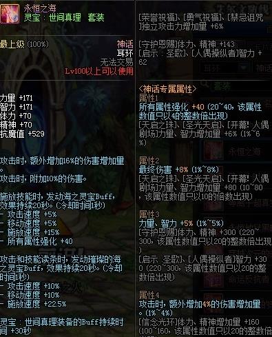 《DNF》永恒之海搭配推荐