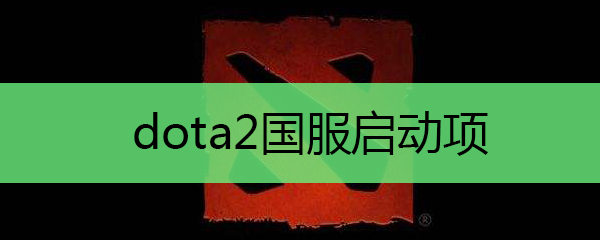 dota2国服启动项